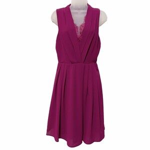 41Hawthorn Sleeveless Pleated Fit and Flare Dress Size Small